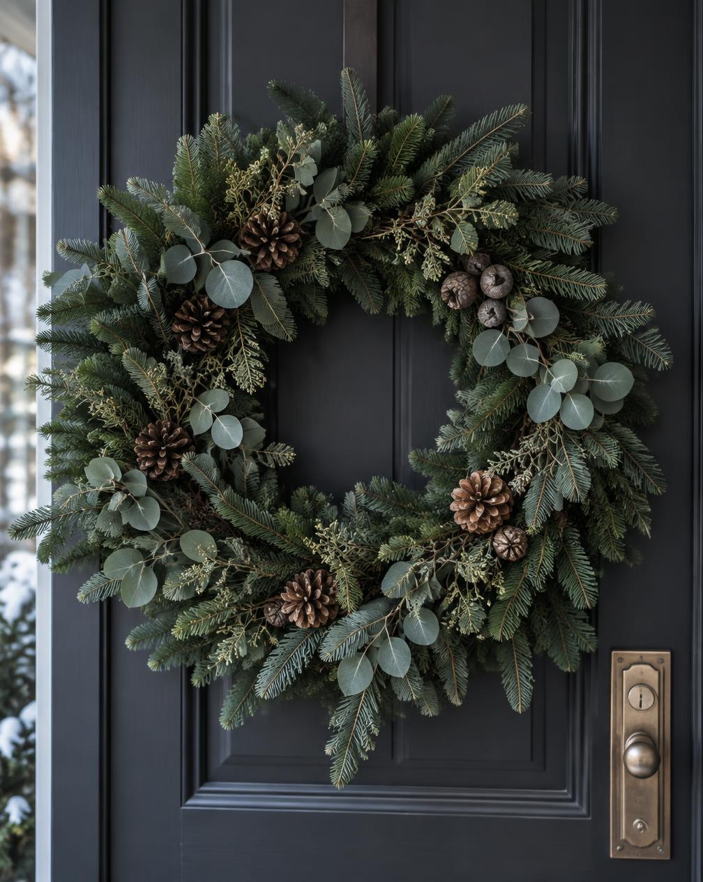 Noble Fir & Eucalyptus Wreath